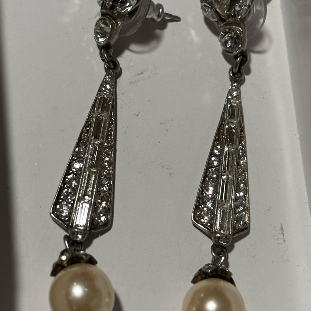 Anthropologie BHLDN Spire Pearl Earrings $200 - Picture 5 of 5